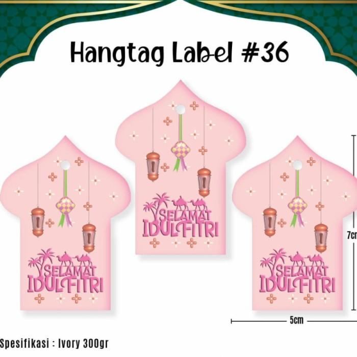 

Hangtag Lebaran Idul Fitri Gantungan Label Hampers Kado Bingkisan #36 013