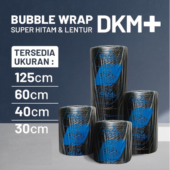 

BUBBLE / BUBLE / BABEL WRAP HITAMTEBAL DKM+ - HITAM TEBAL