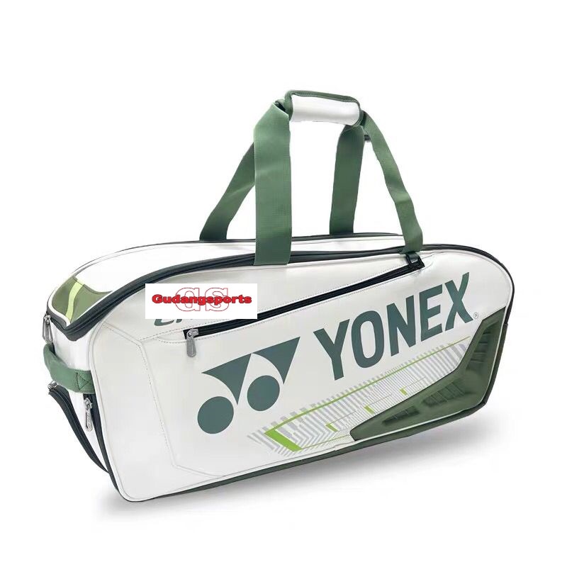 Tas Badminton Yonex Expert Tournament BA 02331 WEX / BAG 02331 EX WHITE / MOSS GREEN