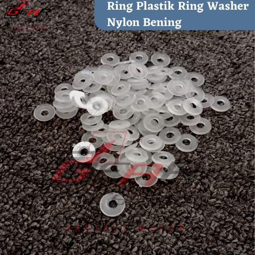 "Ring Plastik Ring Washer Nylon Bening O Ring Murah Ring Baut Bodi Body Fairing Whindshiel Whinsil