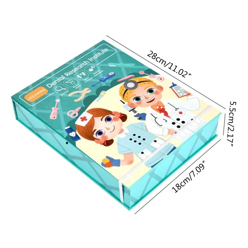 BIANCA - Mainan Peran Edukasi Wooden Toys Dokter Gigi Dentist