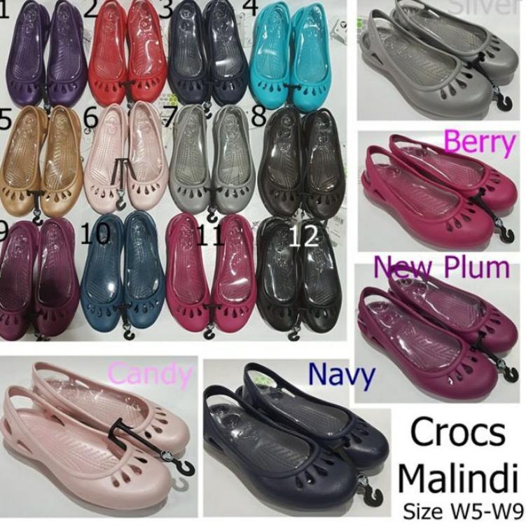 PALING DICARI SEPATU SANDAL CEWEK MURAH ORIGINAL CROCS MALINDI W5-W9