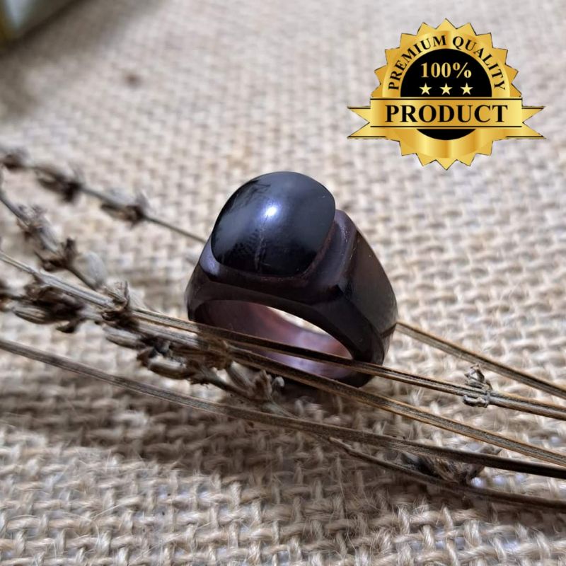 Cincin Kayu Kokka Asli Model Akik