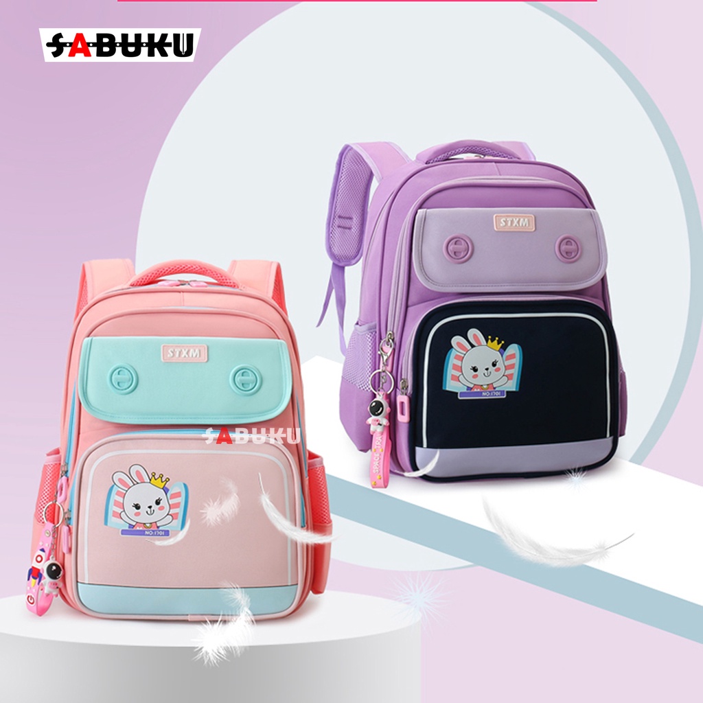 Tas Ransel Anak Sekolah Unisex Tas Punggung Karakter Lucu Backpack Remaja Tas Laptop-290