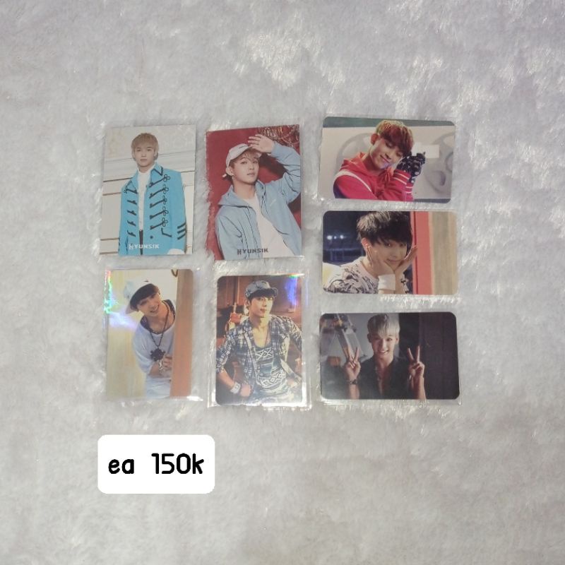 BTOB LIM HYUNSIK IM HYUNSIK PHOTOCARD PC PRRSS PLAY WOW MOVE THRILLER