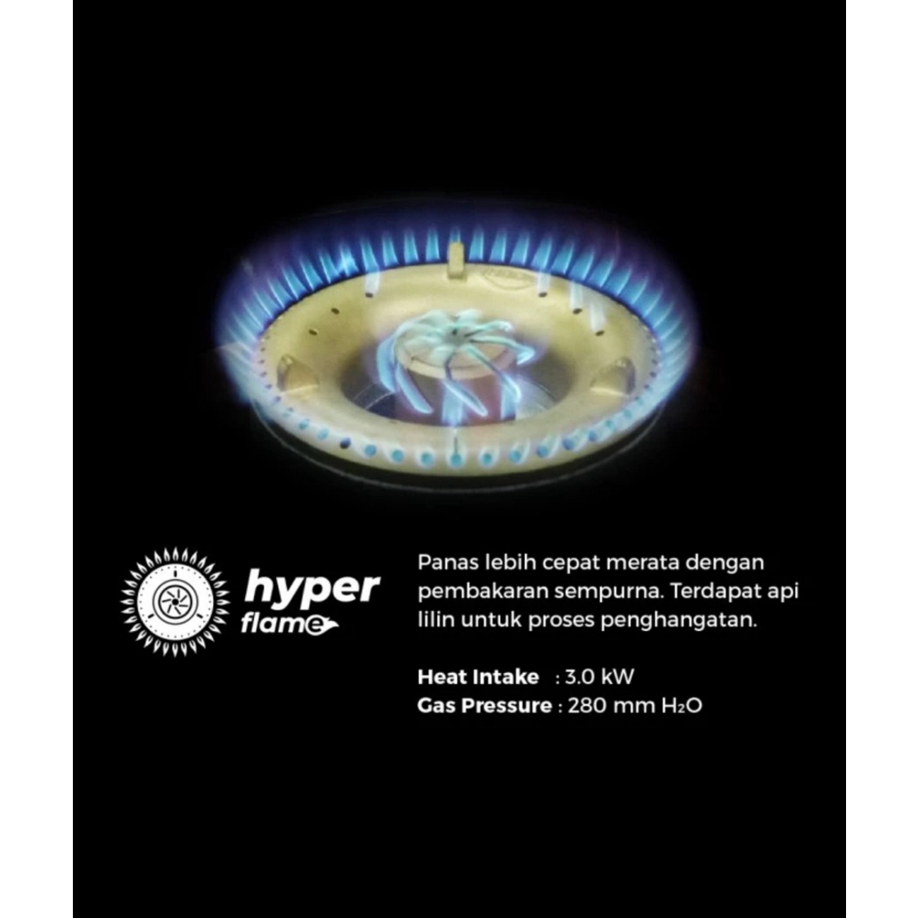 MASPION MKG-201SSHF Kompor Gas 1 Tungku