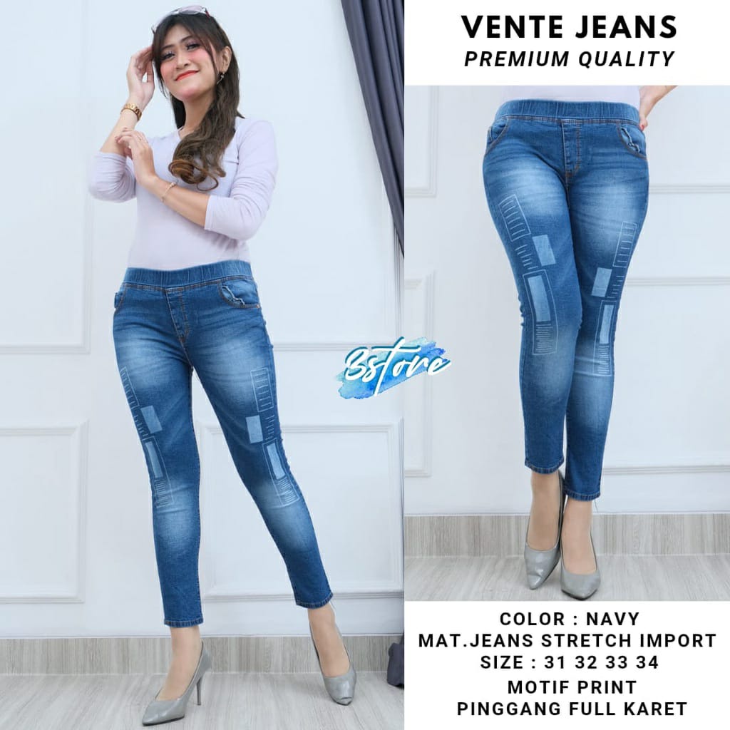 VENTE JEGGING STRETCH SABLON PREMIUM