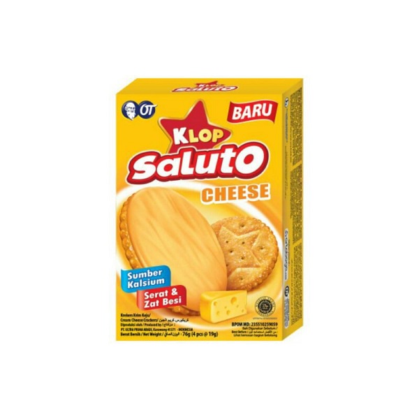 KLOP SALUTO CHEESE 76 GR - BISKUIT