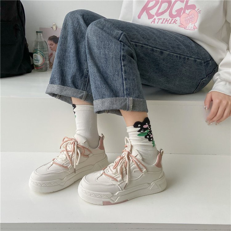 Favorite &quot;FREE BOX&quot; Sepatu Sneakers Wanita Kasual Import Korea 9196