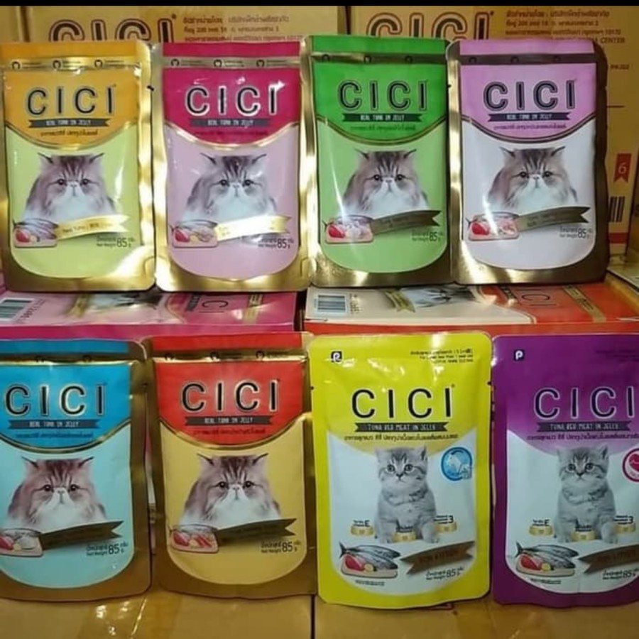 CICI POUCH KITTEN 85 GR CICI SACHET KITTEN GOATMILK TUNA RED MEAT