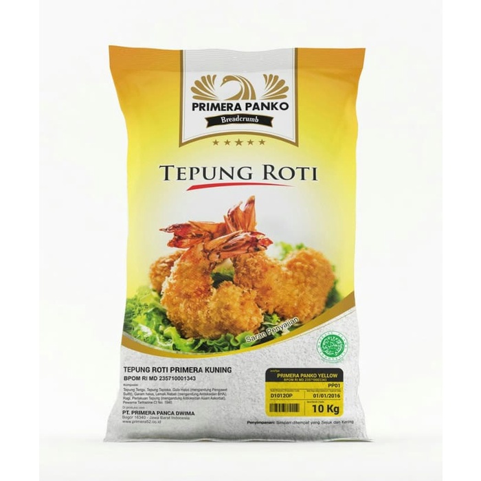 Tepung Roti kasar Mix 1kg Bread Crumb mix 3