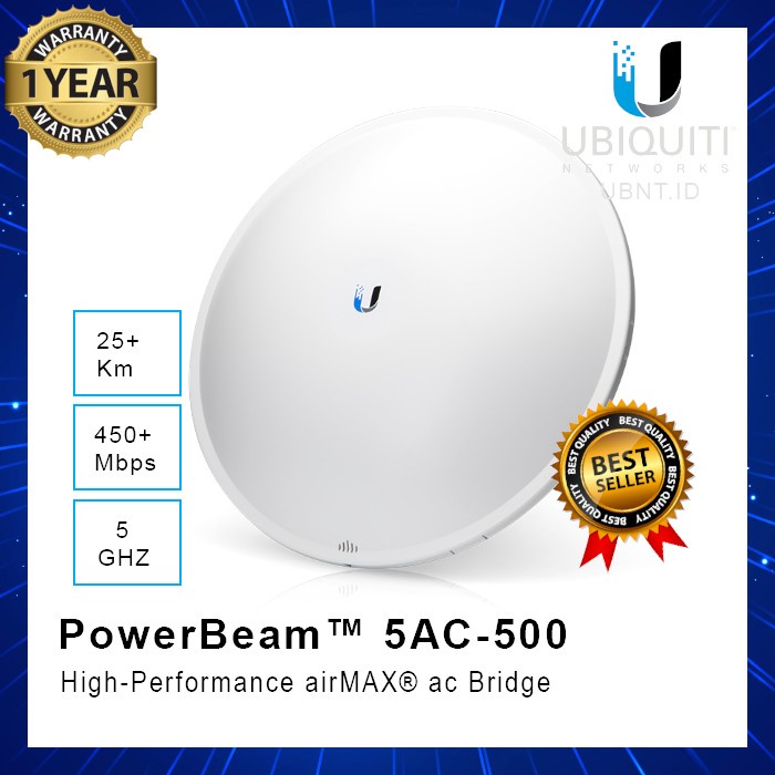 Ubiquiti PowerBeam 5AC 500mm PBE-5AC-500 PBE 5AC 500 PBE5AC500