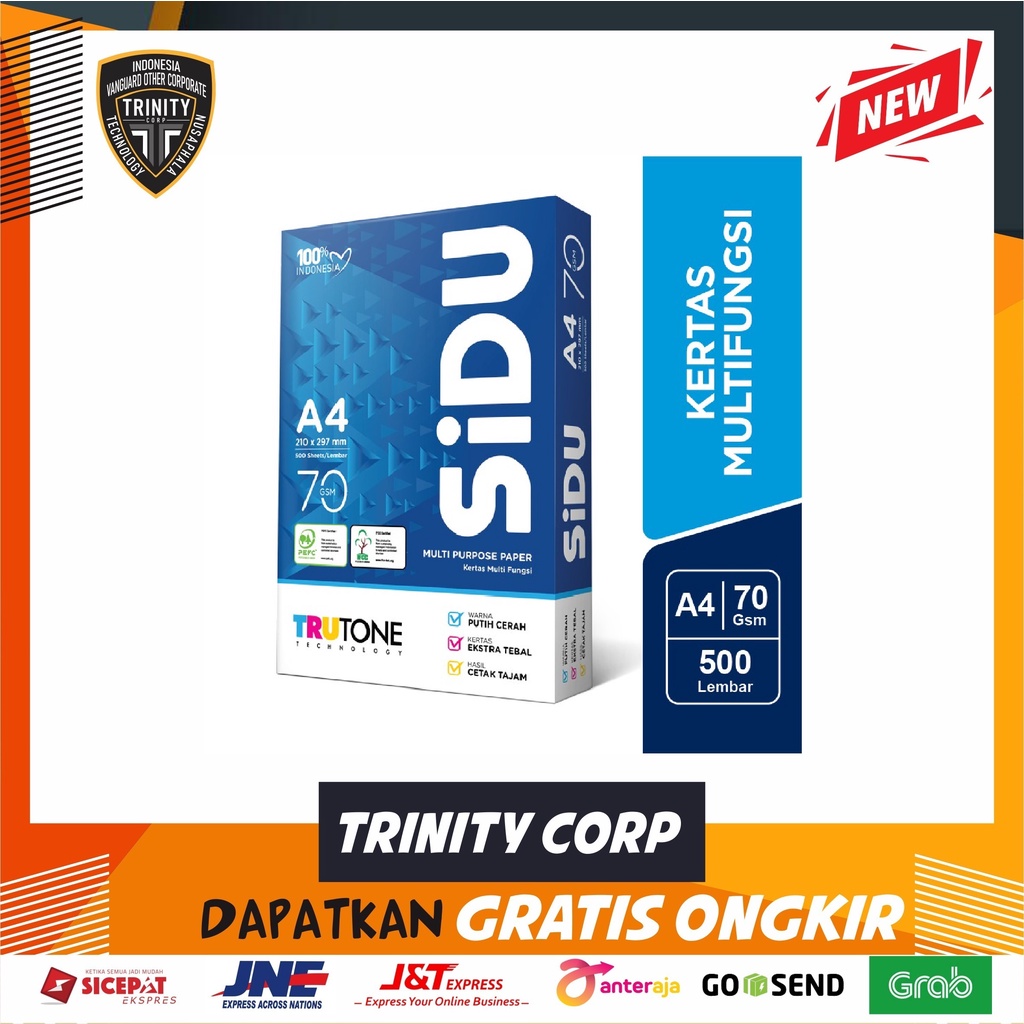 

SiDU Kertas Fotocopy A4 70Gsm