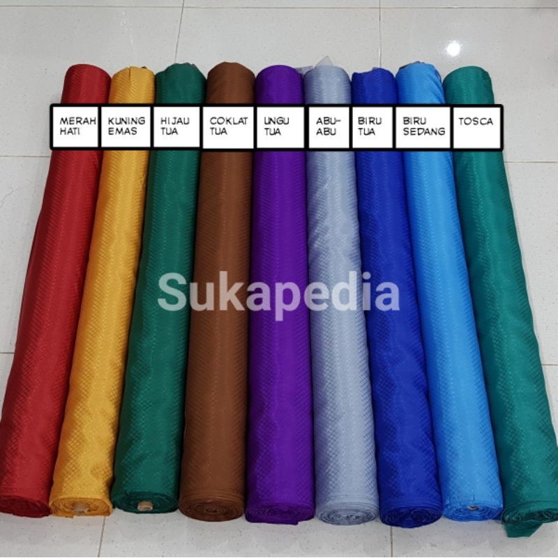 KAIN GORDEN WAJIK / SATIN VANESSA / BAHAN TIRAI GORDEN MURAH WAJIK PER METER