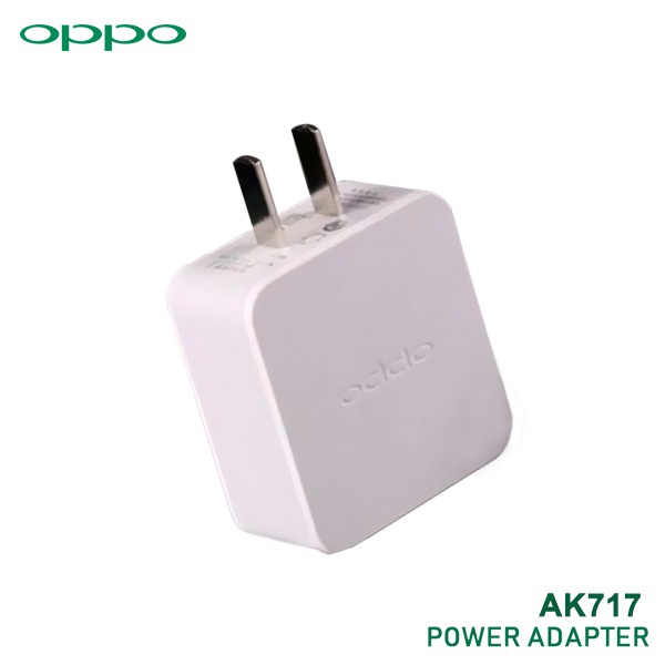 Adapter Kepala Charger Oppo AK717 USB Port 2A Original 100% Fast Charging