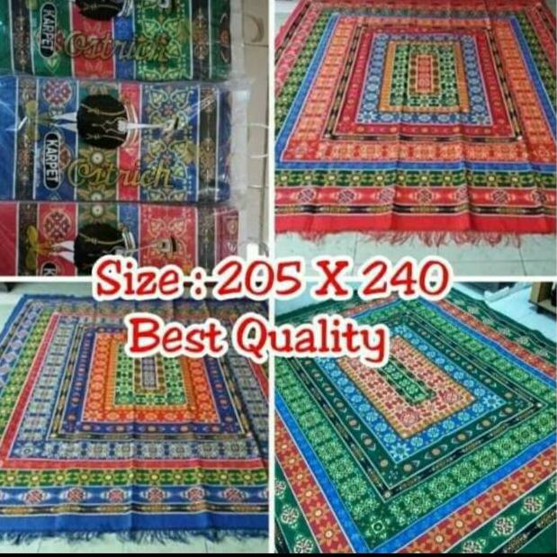 RECOMENDED Ostrich Karpet hambal permadani premium ukuran besar murah dan berkualitas 205x240 shiva 