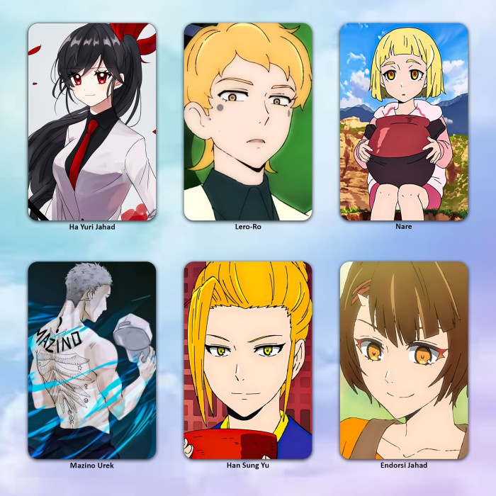 

Photocard Foto Anime Jepang Tower Of God ( Kami No Tou )