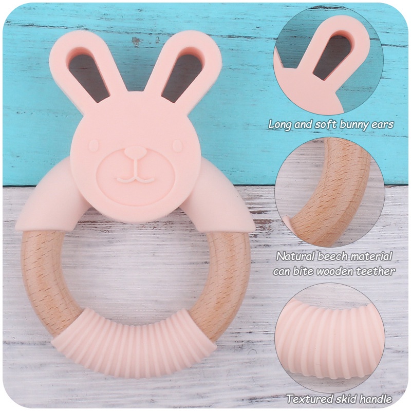 TC 15 BUNNY | TEETHER BABY MODEL BUNNY | GIGITAN BAYI TEETHER BENTUK KELINCI | MAINAN GIGITAN BAYI SILICONE BPA FREE | RUZAIN MALL