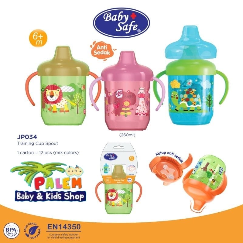 Baby Safe Training Cup Spout 260ML JP034