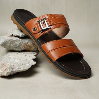 Capharnaum [BNT 203] Sandal Slide Pria Sandal Selop Pria Sandal Kulit Gesper