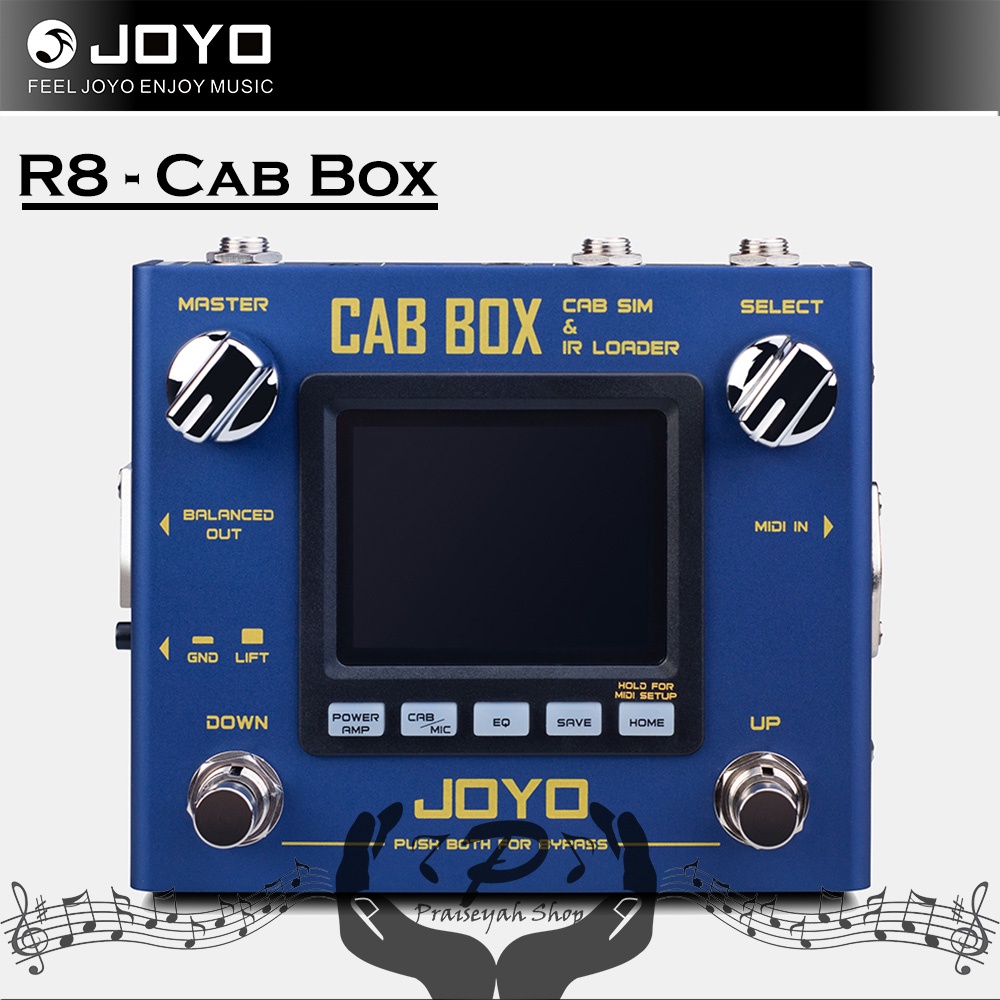 Joyo R08 Cab Box Pedal Efek Gitar Cabinet Simulator Original R-08