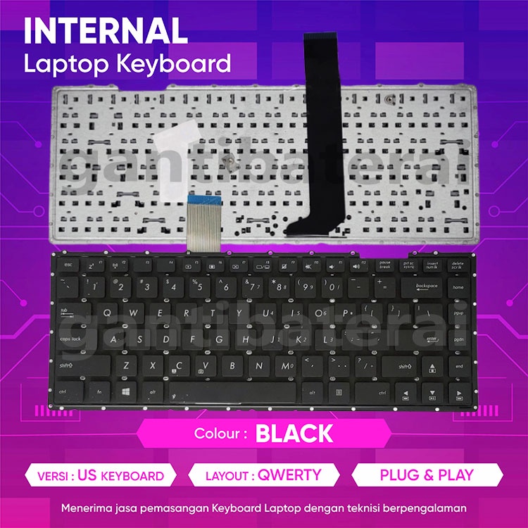 Keyboard Laptop Asus X401 X401U X401A X401E Baut