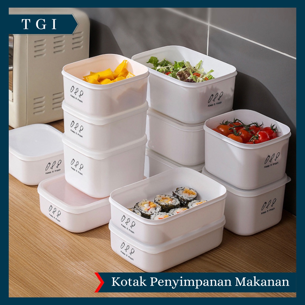 TGI -TEMPAT BUAH SAYUR MAKANAN KULKAS /  KOTAK PENYIMPANAN SERBAGUNA / FOOD CONTAINER STORAGE