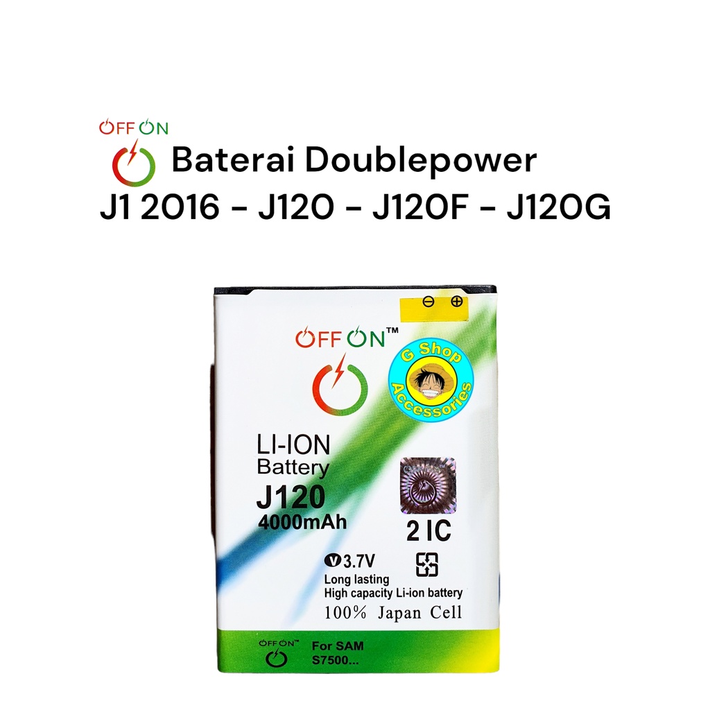 Baterai Batre Doublepower J1 2016 J120 J120F J120G Battery