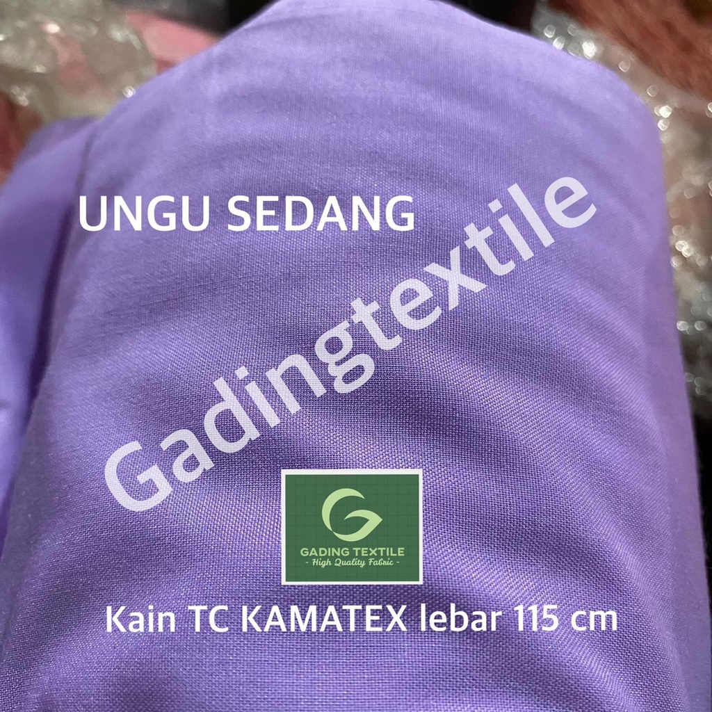 ( per setengah meter ) Kain tetoron katun warna kelir TC KAMATEX lebar 115 cm meteran bahan baju kemeja hem seragam sekolah kerja gamis koko dress kerudung jilbab jilbab mori kafan craft kerajinan tangan taplak meja bendera umbul umbul dekorasi dekor