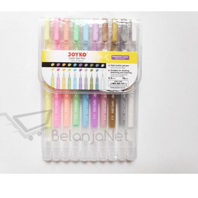 

Dapatkan Sekarang Pen Warna | Pulpen Warna | Color Gel Pen Joyko GPC-299 10 warna 0.5 mm