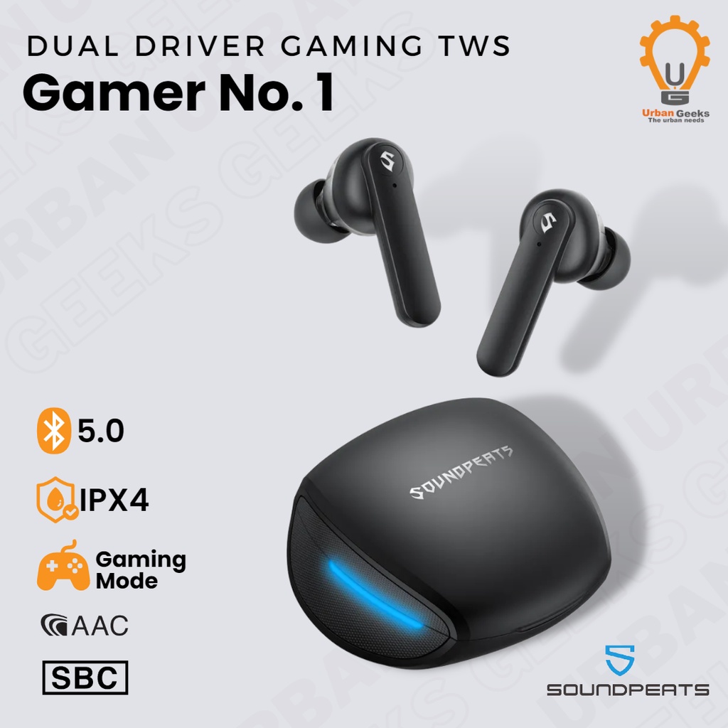 SoundPEATS Gamer No. 1 True Wireless Earbuds Game Mode