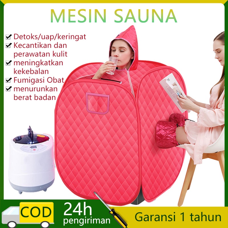 kotak sauna / Portable Steam Sauna Alat Pelangsing Tubuh / Alat Spa /Alat Mandi Uap