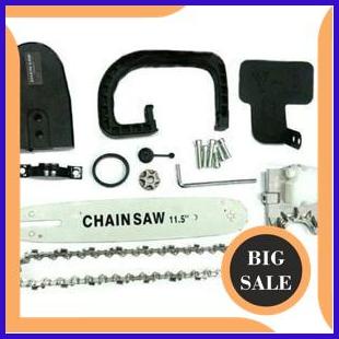 chainsaw mini adaptor gerinda chainsaw alat gergaji kayu mini konverter gerinda menjadi chainsaw 1M4