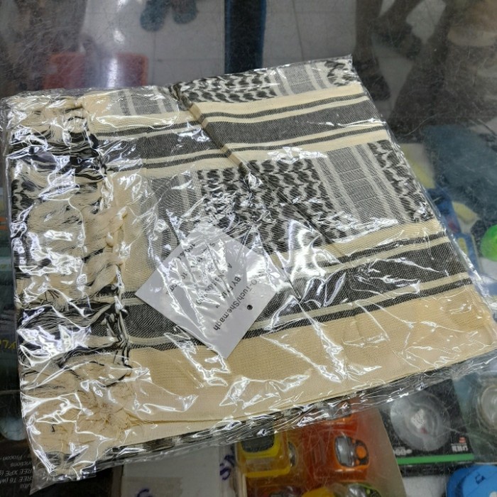 Sorban shemag sorban slayer salt tactical syal bandana masker selendang TO - crem(H4W3) Gratis Ongki