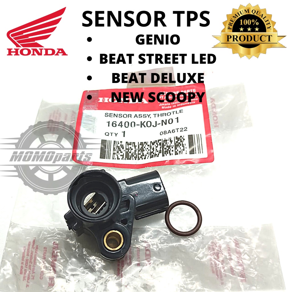 ORIGINAL SENSOR TPS THROTLE BODY ASSY HONDA K0J GENIO BEAT STREET LED BEAT DELUXE NEW SCOOPY FI ESP 