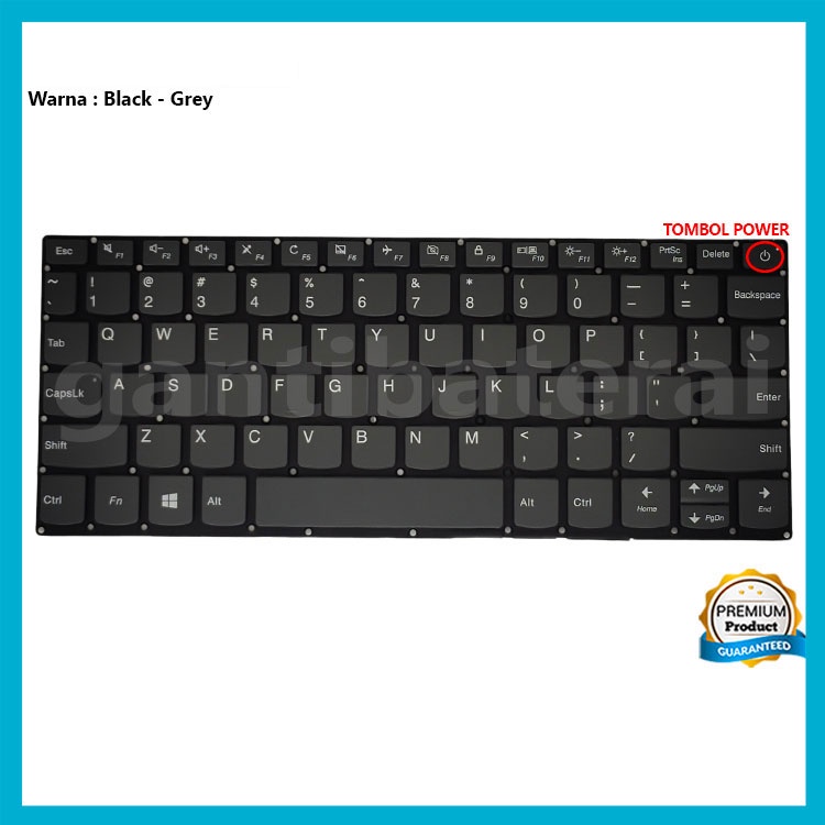 Keyboard Lenovo ideapad 120s-11iap 330-11igm 330-11 tombol power