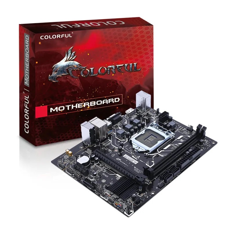 Colorful Motherboard H310-E V21 LGA 1151 Intel Core 8th &amp; 9th Generasi DDR4