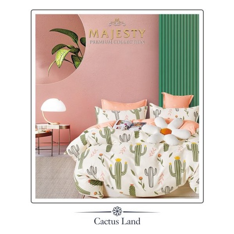 MAJESTY Bedcover + Sprei 180x200 Tinggi 30 Atmosphia Aspire Ocean Eynory Cactus Land Silver Dove Mas