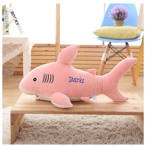 Boneka Hiu Shark Jumbo Ikea Lucu Murah Bahan Halus Dan Empuk Standar SNI