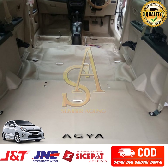 Karpet Dasar Peredam Mobil Toyota Agya