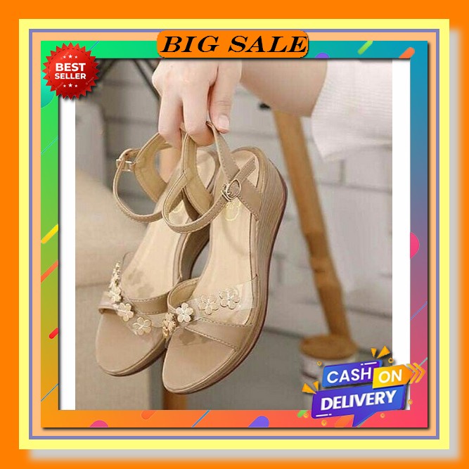 Wedges Wanita Merk Connexion Branded Matahari Murah Best Seller | Sepatu Hak Tinggi | High Heels Kan