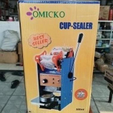 Alat Press Gelas Plastik Cup Sealer Omicko C35 Ori