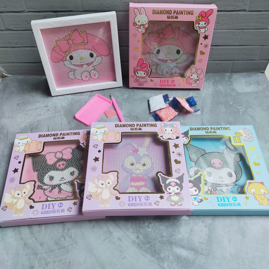 

DIY DIAMOND PAINTING KIDS KARAKTER SANRIO / KERAJINAN TANGAN - Sanrio 1