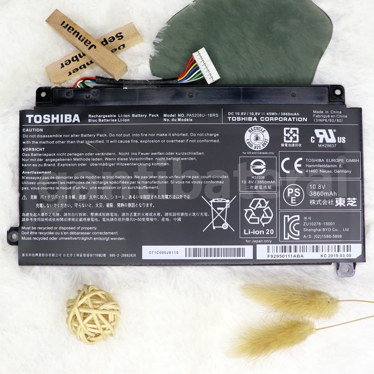 Baterai Laptop Toshiba Satellite E45W P55W PA5208U-1Brs Original