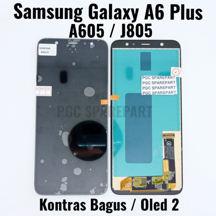 Lcd Oled 2 / Kontras Bagus Lcd Touchscreen Samsung A605 A6 Plus J805