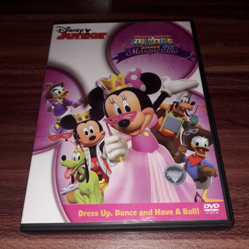 DVD - MICKEY MOUSE - Club House Minnie's Masquerade Dress Up Dance And Have A Ball