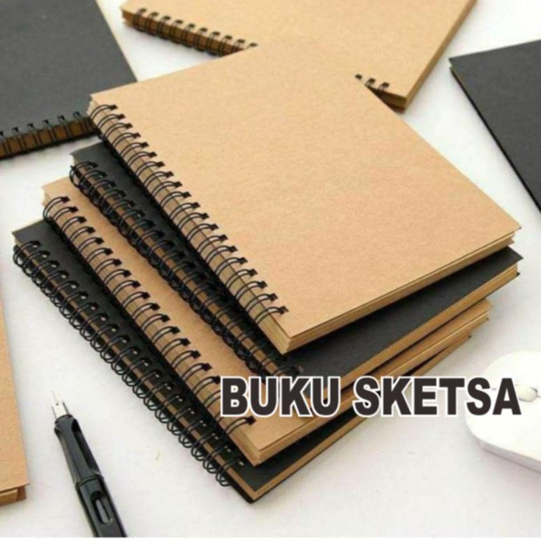 

Stok terbaru Sketchbook A5 Polos Craft Vintage Buku Sketsa Sektch book murah sketchbook Brown Paper Vintage Murah