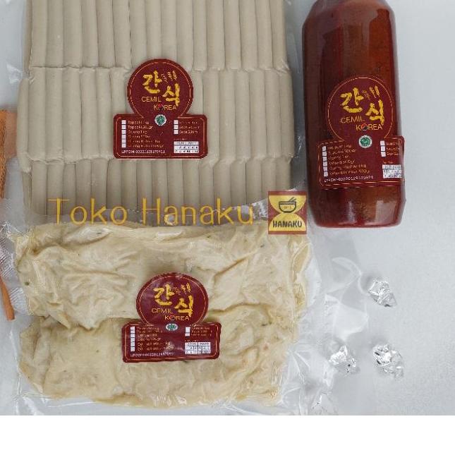 

♔ PAKET KELUARGA TIGA TOPOKI ODENG SAOS GOCHUJANG TOPOKKI TOPPOKI CEMIL KOREA ➯