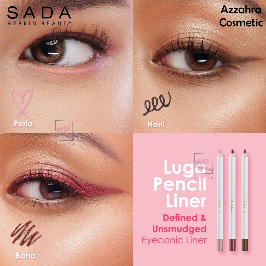 SADA Luga Accentuating Pencil Liner - New Shades Launching Waterproof Smudgeproof Tahan Lama