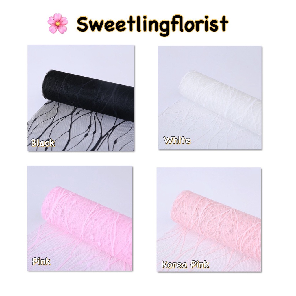 

Flower Wrapping Paper Jaring Korean Motif Tile Roll / Lightning Jaring